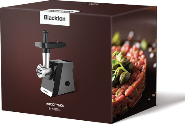 Изображение товара Мясорубка электрическая Blackton Bt MG1113 (черный/серый)