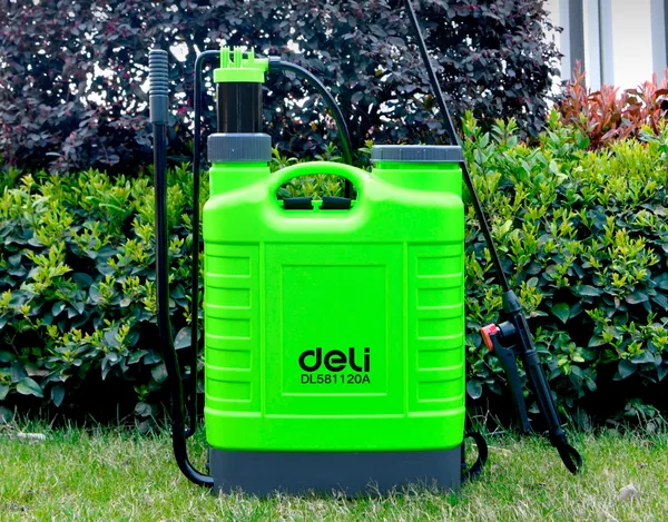 Изображение товара Опрыскиватель помповый Deli GS EDL581120A (20л, зеленый/черный)
