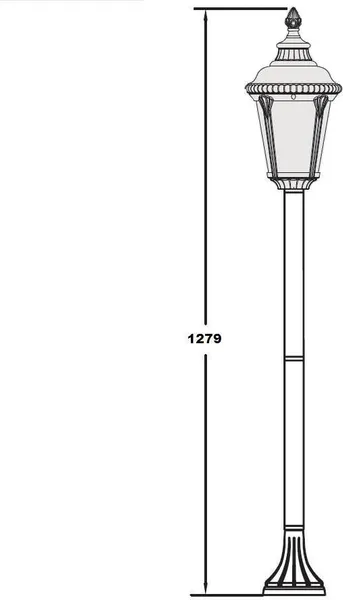 Изображение товара Фонарь уличный Oasis Light 79756S Bl