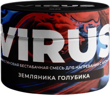 Изображение товара Смесь для кальяна Virus Земляника Голубика / VSTRW50 (50г)