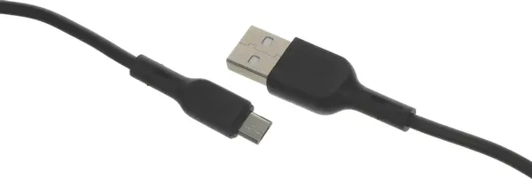 Изображение товара Зарядный кабель BoraSCO Micro USB (m) - USB (m) / 38511 (1м, черный)