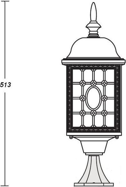Изображение товара Светильник уличный Oasis Light 64804L R