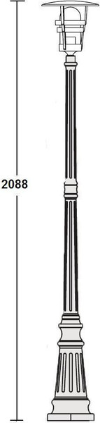 Изображение товара Фонарь уличный Oasis Light 68909 Bl