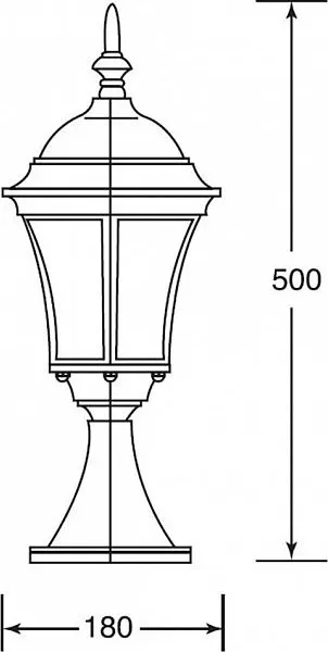 Изображение товара Светильник уличный Oasis Light 91304S Bl