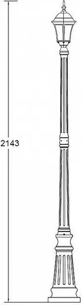 Изображение товара Фонарь уличный Oasis Light 91309S Bl