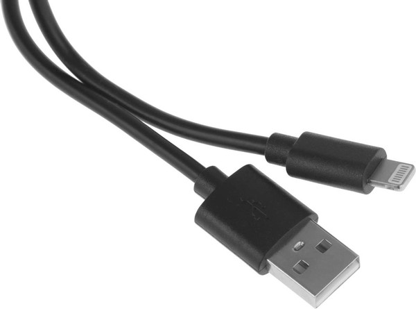 Изображение товара Кабель BoraSCO Lightning (m) - USB (m) / 21971 (1м, черный)
