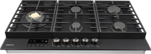 Изображение товара Газовая варочная панель Hiberg VM 9255 B