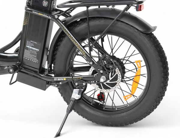 Изображение товара Электровелосипед Samebike City Master Fat со стальной рамой M200 (черный)