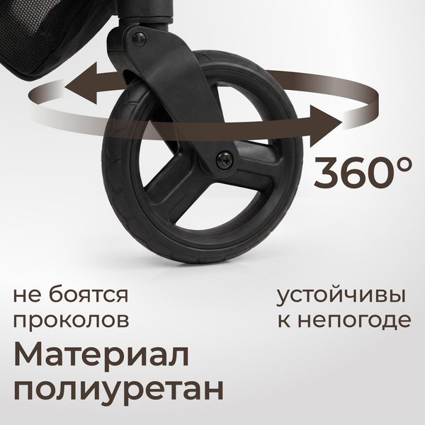 Изображение товара Детская прогулочная коляска UNIX Kids Vento / STRVENTOOE (olive)