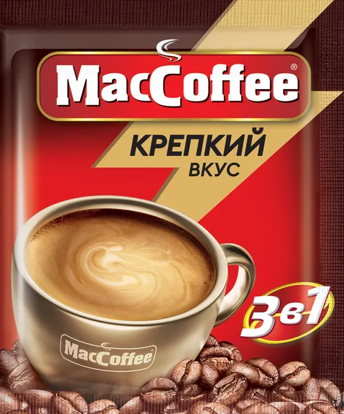 Изображение товара Кофейный напиток MacCoffee Крепкий 3в1 (50x18г)