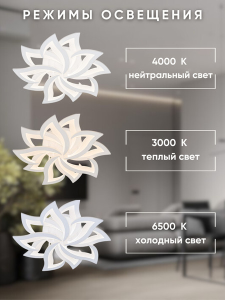 Изображение товара Потолочный светильник Aitin-Pro C5102/5+5 (белый)