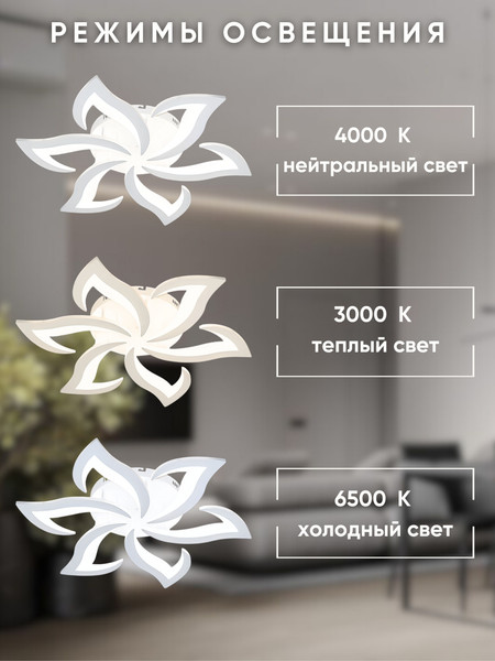Изображение товара Потолочный светильник Aitin-Pro C5102/6 (белый)