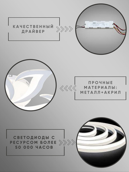 Изображение товара Потолочный светильник Aitin-Pro C5102/6 (белый)