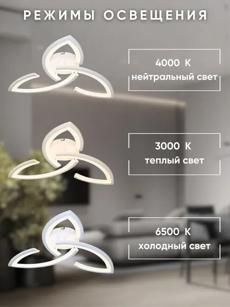 Изображение товара Люстра Aitin-Pro C9045/3 (белый)