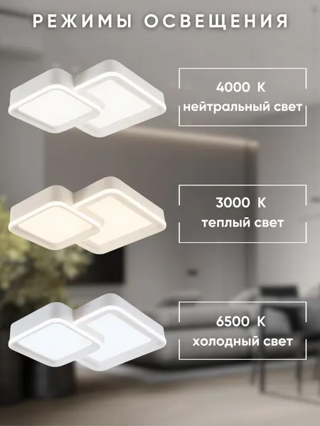 Изображение товара Потолочный светильник Aitin-Pro MK7052/500 (белый)