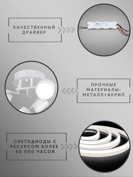 Изображение товара Люстра Aitin-Pro N9501/6  (белый)