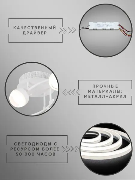Изображение товара Люстра Aitin-Pro N9509/6  (белый)