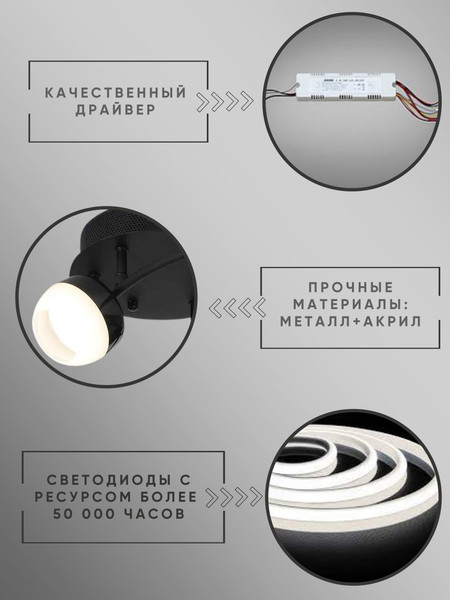 Изображение товара Люстра Aitin-Pro N9509/6  (черный)