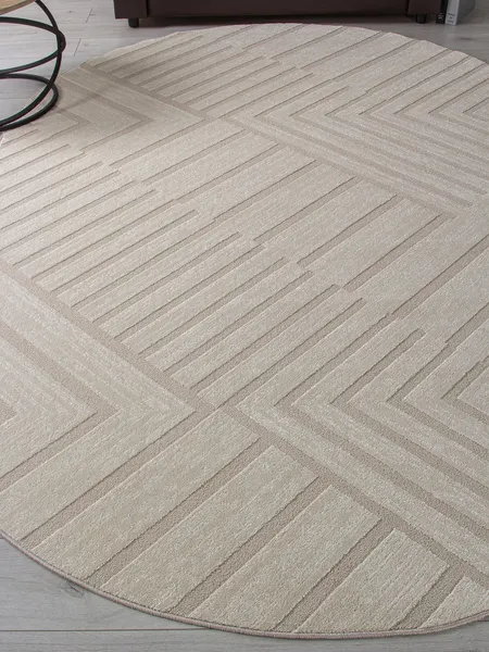 Изображение товара Ковер Merinos Dios F438-OVAL-LIGHT BEIGE (3x4)