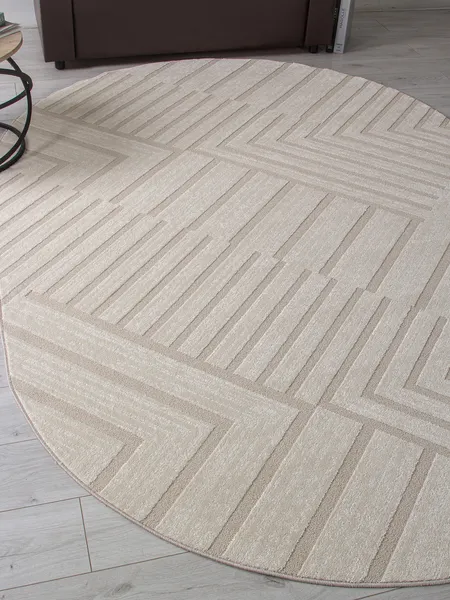 Изображение товара Ковер Merinos Dios F438-OVAL-LIGHT BEIGE (3x4)