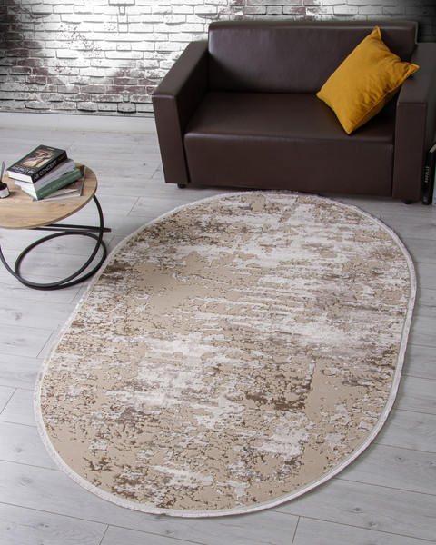 Изображение товара Ковер Merinos Dolce F201-OVAL-BEIGE (1.6x3)