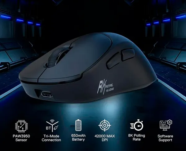 Изображение товара Мышь Royal Kludge MG5 (полуночный)