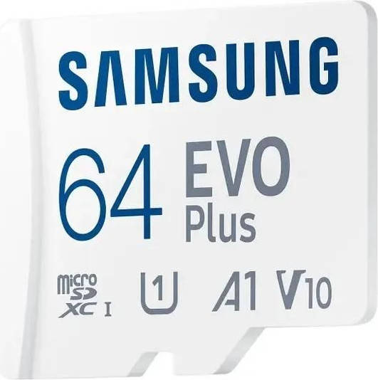 Изображение товара Карта памяти Samsung EVO Plus microSDXC 64Gb + адаптер (MB-MC64SA)