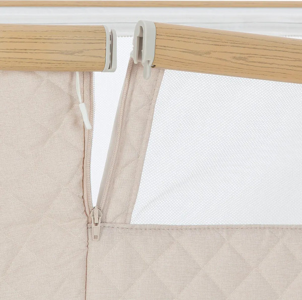 Изображение товара Детская кроватка Carrello Prima с видеоняней Maman VM711 (Honey Beige)