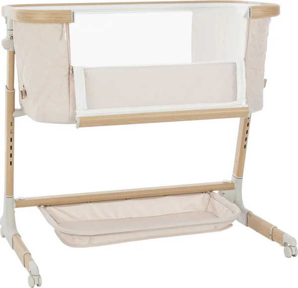 Изображение товара Детская кроватка Carrello Prima с видеоняней Maman VM711 (Honey Beige)