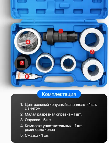Изображение товара Набор для развальцовки трубок Forsage F-903T10 (64410)