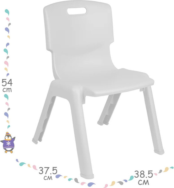Изображение товара Мольберт детский Labalu Artist QL171093 + Стул детский Kidwick Thomas / KW466400 (красный/белый)