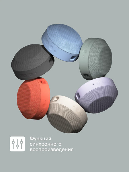 Изображение товара Портативная колонка COMMO Stage 5 CPS-YRT-05B-GRA-2 (графитовый)