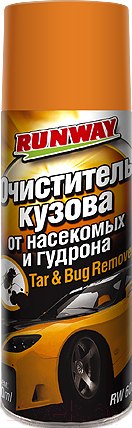 Изображение товара Очиститель гудрона и cледов насекомых RUNWAY RW6089 (450мл)
