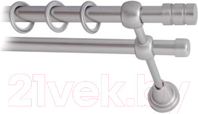 Изображение товара Карниз для штор Lm Decor Цилиндр 088 2р гладкий (сатин, 1.6м)