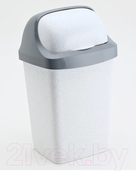 Изображение товара Мусорное ведро Idea Ролл Топ / М2466 (15л,мраморный)