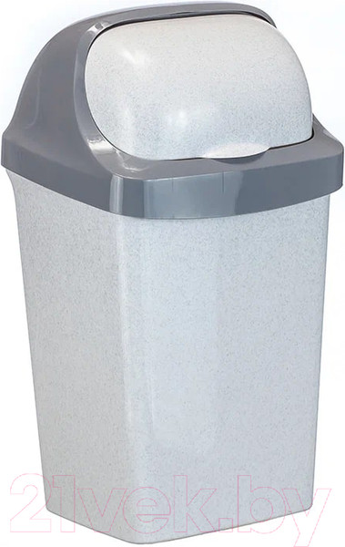 Изображение товара Мусорное ведро Idea Ролл Топ / М2466 (15л,мраморный)