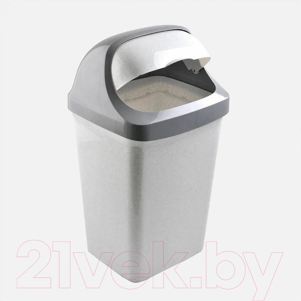 Изображение товара Мусорное ведро Idea Ролл Топ / М2466 (15л,мраморный)