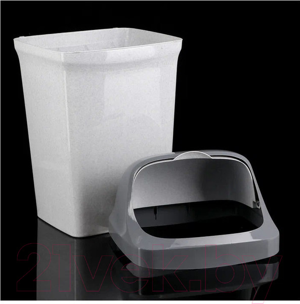 Изображение товара Мусорное ведро Idea Ролл Топ / М2466 (15л,мраморный)