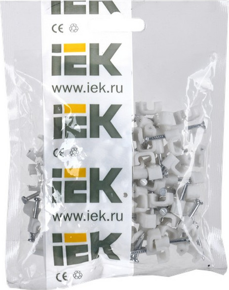 Изображение товара Скоба гвоздевая IEK USK21-06-100 (100шт, плоская)