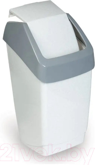 Изображение товара Мусорное ведро Idea Хапс / М2471 (15л, мраморный)