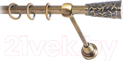 Изображение товара Карниз для штор Lm Decor Византия 066 1р гладкий (антик, 2.8м)