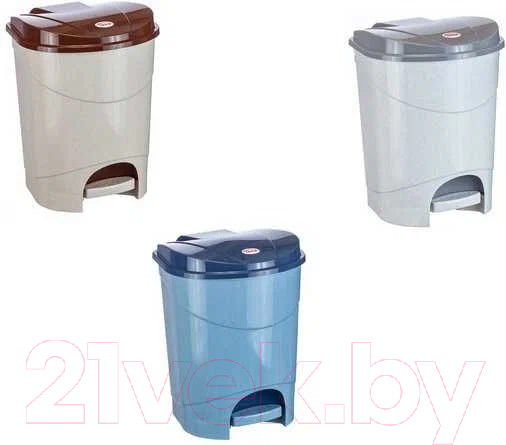 Изображение товара Мусорное ведро Idea М2891 (11л,бежевый мрамор)