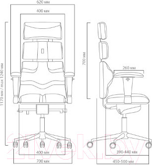 Изображение товара Кресло офисное Kulik System Pyramid экокожа (бежевый с подголовником)