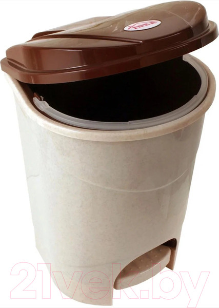 Изображение товара Мусорное ведро Idea М2892 (19л, бежевый мрамор)