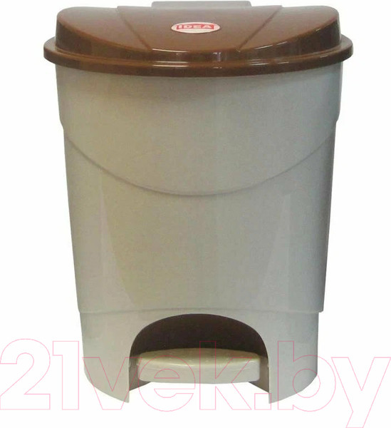 Изображение товара Мусорное ведро Idea М2892 (19л, бежевый мрамор)