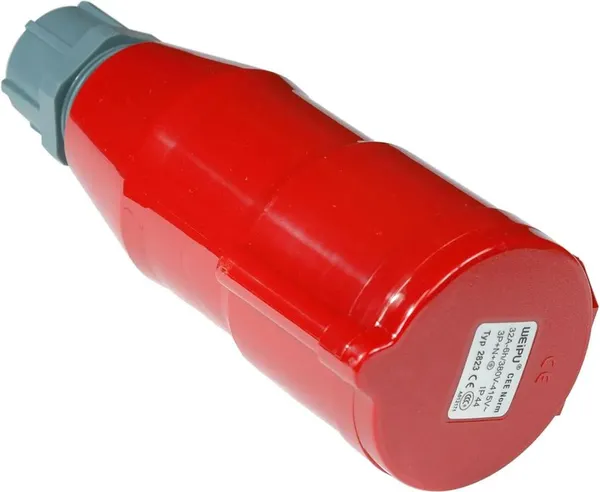 Изображение товара Вилка силовая Lanmaster LAN-IEC-309-32A3P/M