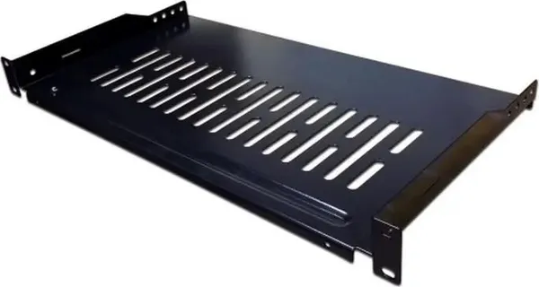 Изображение товара Полка для телекоммуникационного шкафа Lanmaster TWT-CB-SFBF150-1U/18 (черный)