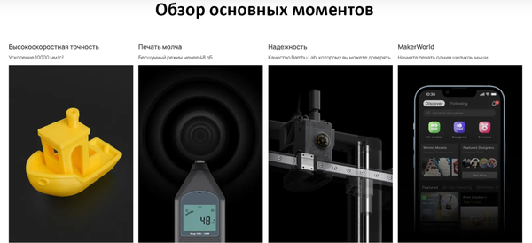 Изображение товара 3D-принтер Bambu Lab А1