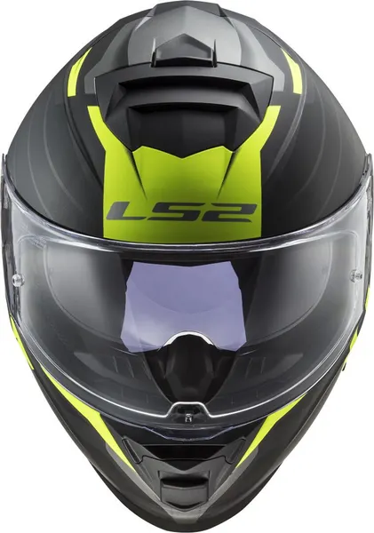 Изображение товара Мотошлем LS2 FF800 Storm II Nerve (XS, матовый черный/желтый)