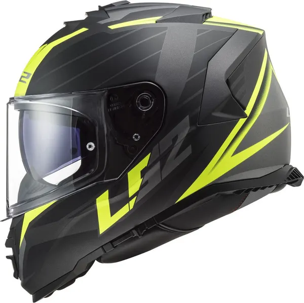 Изображение товара Мотошлем LS2 FF800 Storm II Nerve (XS, матовый черный/желтый)